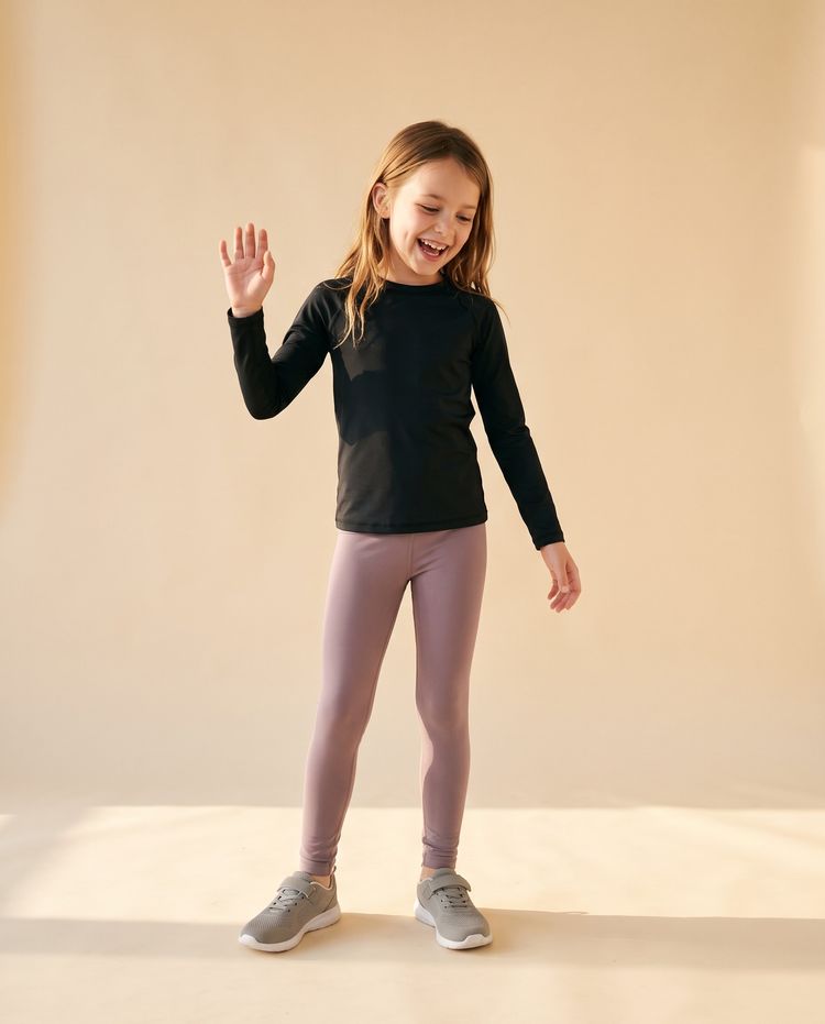 Burnished Lilac Girls Leggings