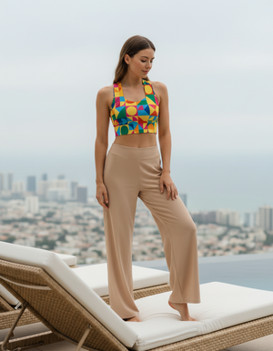 Kandinsky longline sports bras