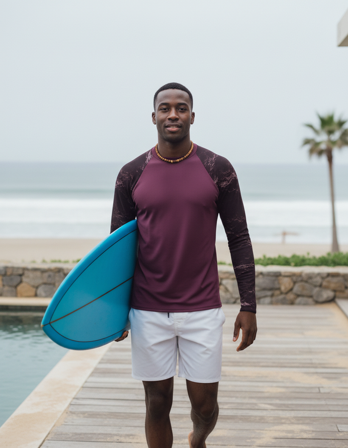 Rashguard — Men's Amaranth Eclipse