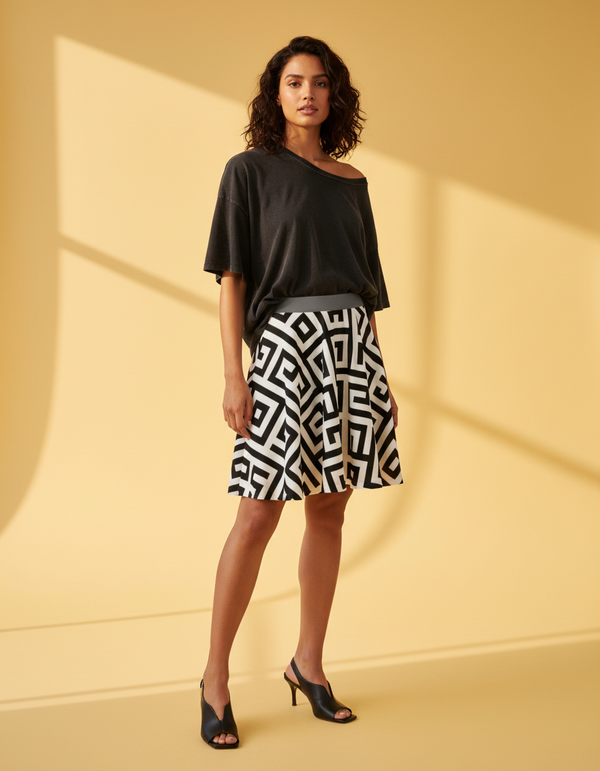 Greek Collection Skater Skirts skater skirt