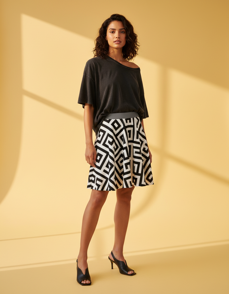 Aegean Skater Skirt