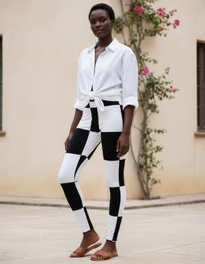 Checkerboard Women's Leggings women's leggings