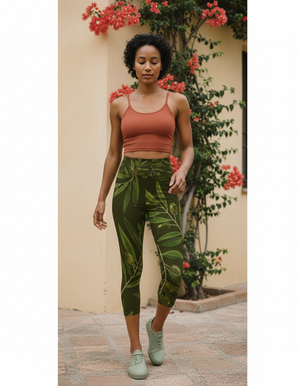 Elysium Leggings Capri Yoga Leggings — Dripper