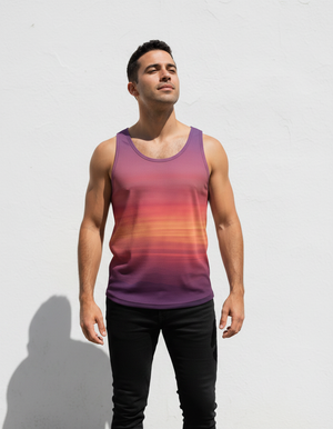 Men's Dusty Rose Solstice tank tops