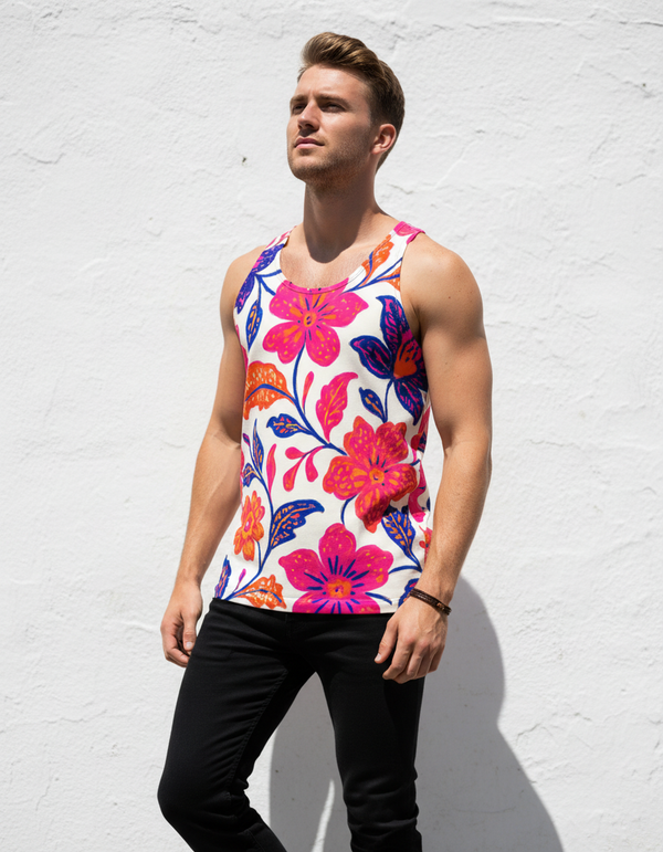 Batik Collection men's tank tops