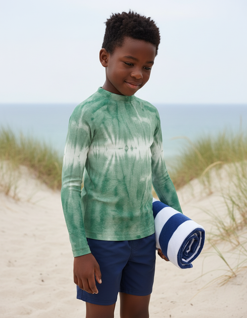 Kids Jelly Mint Aqua kids rashguards