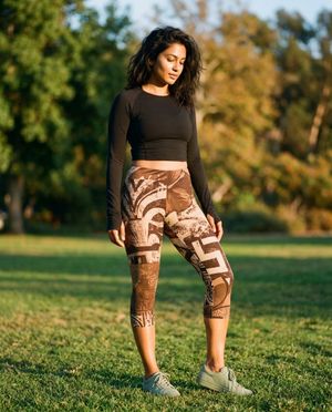 Coffee Bean Kanaloa swim & gym leggings