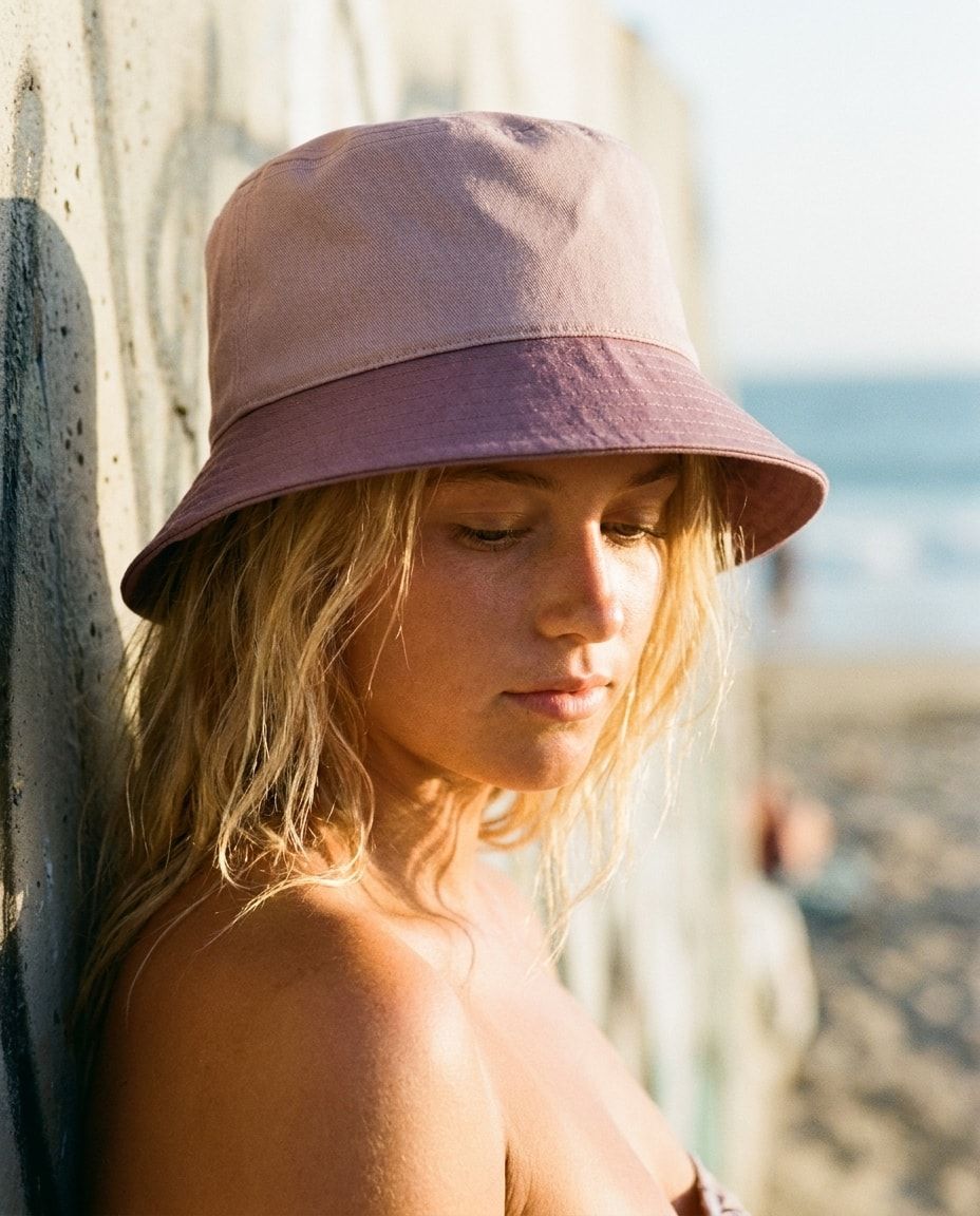Burnished Lilac Dusty Rose & Clay bucket hats