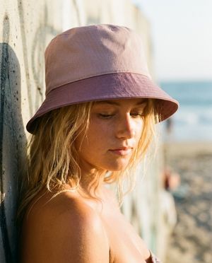 Burnished Lilac Dusty Rose & Clay bucket hats
