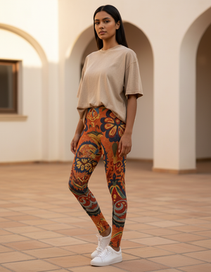 Ghazal full-length leggings
