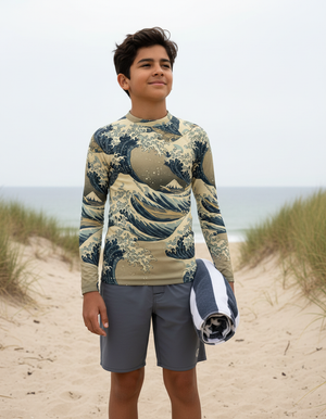 Hokusai Collection Rash Guard rashguards