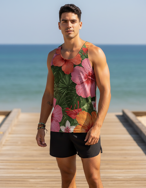 Paradise Tank Top Men's Tank Top — Dripper