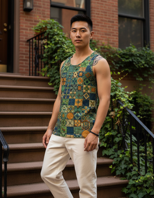 Tessera Tank Top Men's Tank Top — Dripper