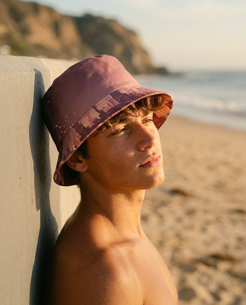 Dusty Rose Kairo Bucket Hat bucket hat