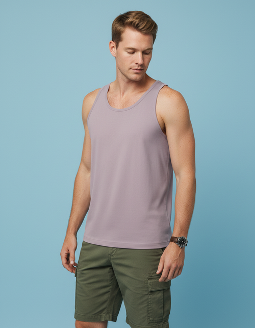 Burnished Lilac Tank Top Men's Tank Top — Dripper