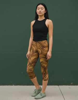 Amber Haze Lumina capri leggings