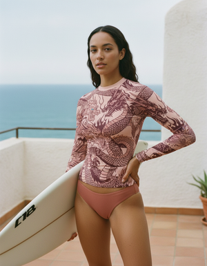 Women's Amaranth Ember women's rashguards