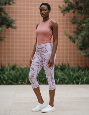 Burnished Lilac Palette leggings