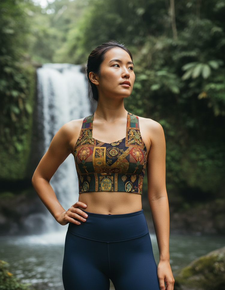 Mireu Longline Sports Bra