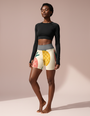 Pineapple Yoga Shorts yoga shorts