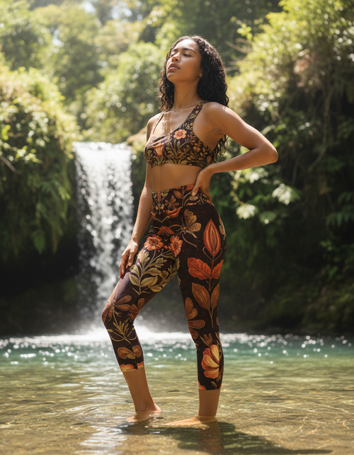 Grove Capri Yoga Leggings Capri Yoga Leggings — Dripper