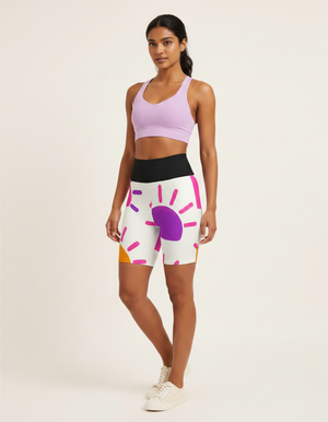 Aurora yoga shorts