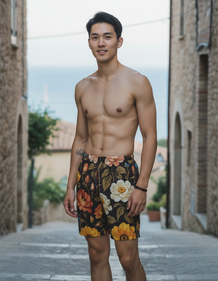 Men's Renoir Garden Palette Swim Trunks