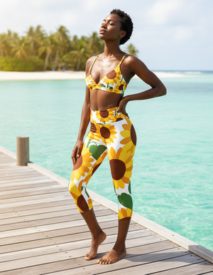 Radiance Capri Yoga Leggings Capri Yoga Leggings — Dripper