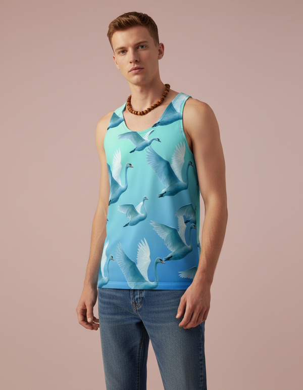 Swan Collection tank tops