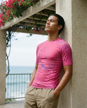 Men's Electric Fuchsia Zest men's rashguards