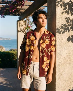 Aalii men's hawaiian shirts