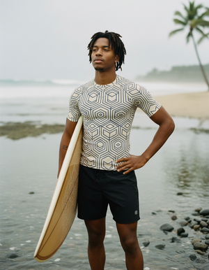 Haruka Rash Guard Men's Rashguard — Lolekai
