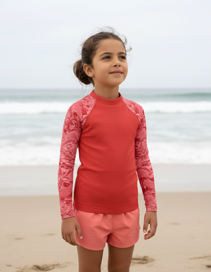 Kids Lava Falls Burst kids rashguards