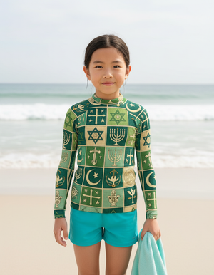 Alexandrite Unity Rash Guard Kids Rash Guard — Dripper