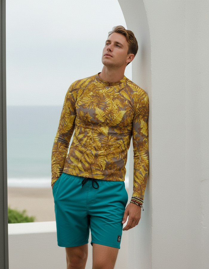Rashguard — Men's Lemon Yellow Verdant