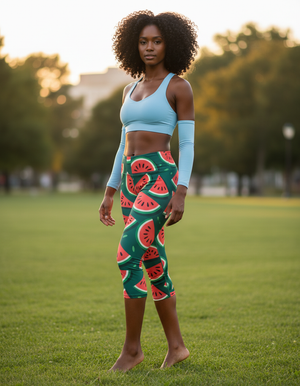 Watermelon Collection Capri Leggings capri leggings