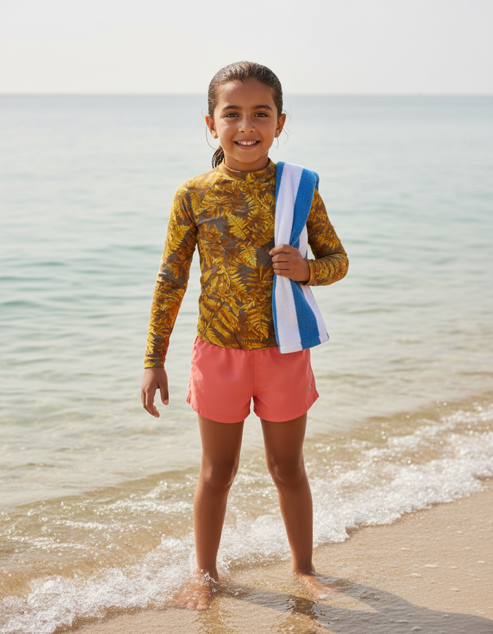 Rashguard — Kids Lemon Yellow Verdant