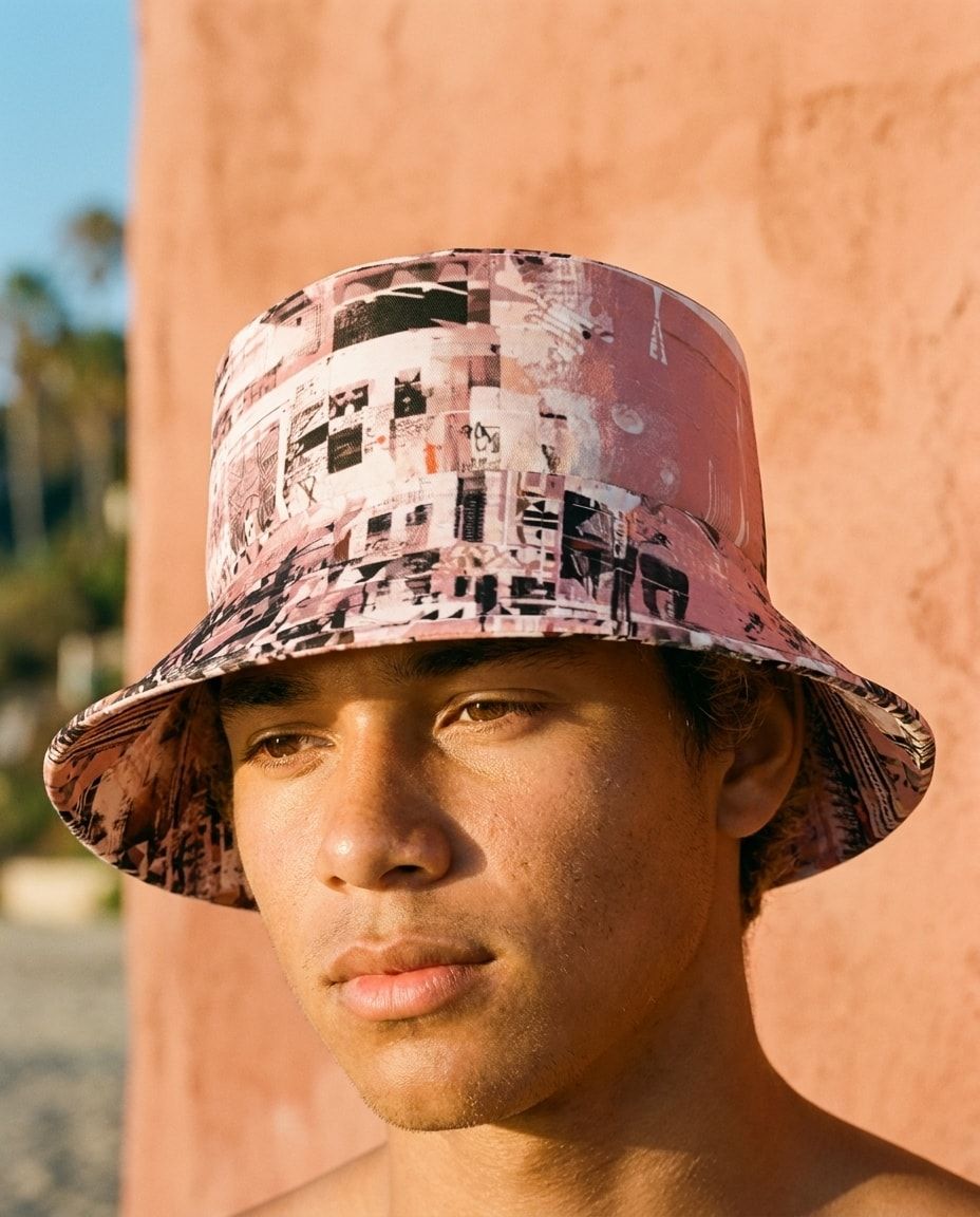 Millennial Pink Cortex bucket hats — view 1 of 2