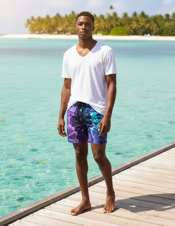 Men's Swim Trunks in Crystallize