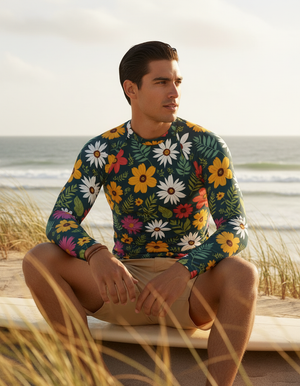 Daisy Rash Guard Men's Rashguard — Dripper