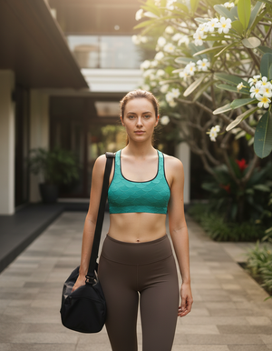 Coral Sports Bra Sports Bra — Dripper