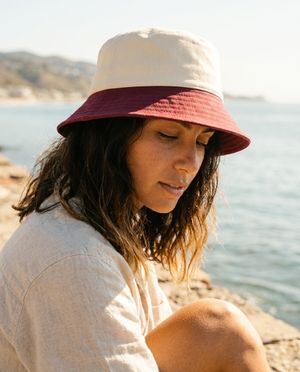 Cranberry Cream bucket hats