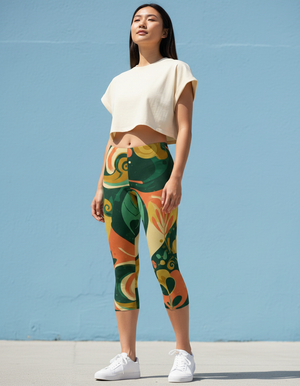 Eclipse Capri Leggings Capri Leggings — Dripper