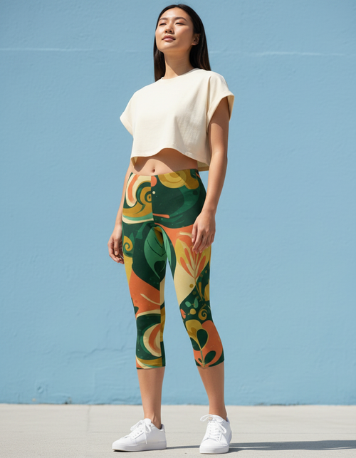 Eclipse Capri Leggings Capri Leggings — Dripper