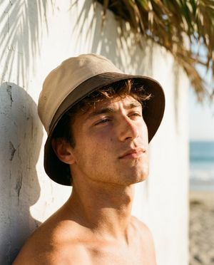Coffee Bean Teal & Mint bucket hats