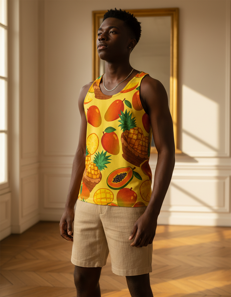 Citrus Wave Tank Top