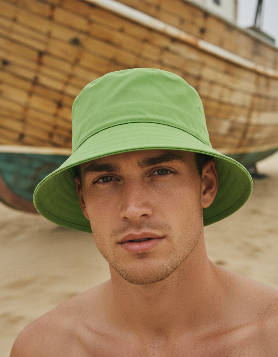 Bucket hat in Greenery