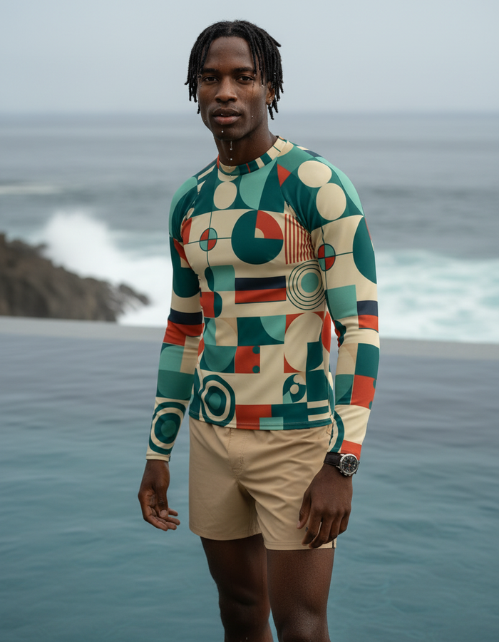 Rashguard — Men's Transformative Teal Form