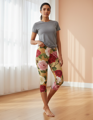 Blossom capri leggings