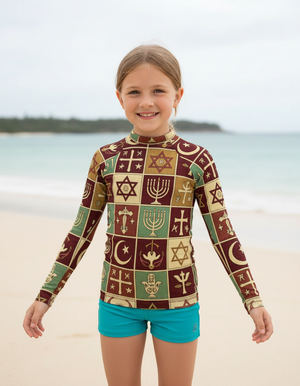 Lava Falls Unity Rash Guard Kids Rash Guard — Dripper